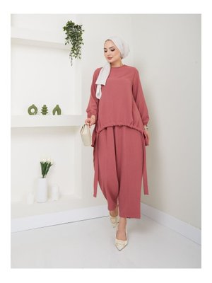 Şalvar Takım Gül Kurusu Şalvar Takım Gül Kurusu