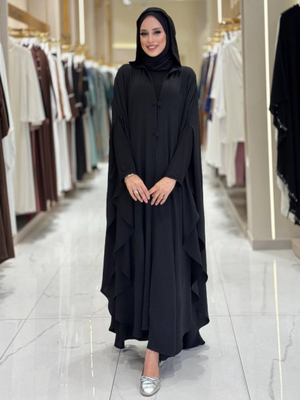 Kapüşonlu Aerobin Pelerin – Standart Beden Kapüşonlu Aerobin Pelerin – Standart Beden