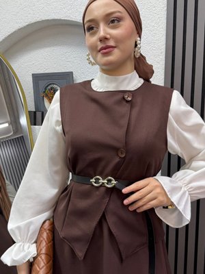 Kahverengi Nisa İkili Takım Kahve Kahverengi Nisa İkili Takım Kahve