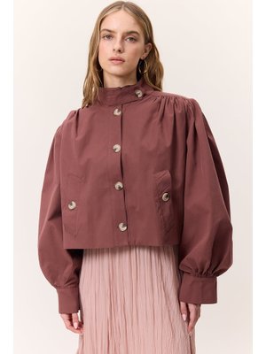 Kısa Balon Kol Ceket Gülkurusu Kısa Balon Kol Ceket Gülkurusu