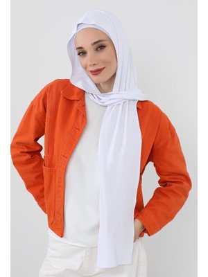 Beyaz İç Boneli Hazır Penye Şal,ps Beyaz İç Boneli Hazır Penye Şal,ps