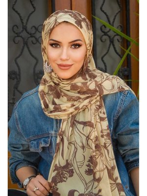 Uçuk Desenli Bone Hazır Şal