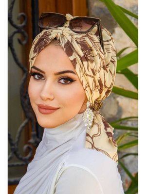 Uçuk Desen Tül Tokalı Bone Uçuk Desen Tül Tokalı Bone