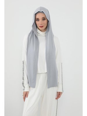 Gri İç Boneli Hazır Penye Şal,ps Gri İç Boneli Hazır Penye Şal,ps