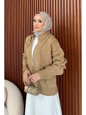 İncili Triko Hırka