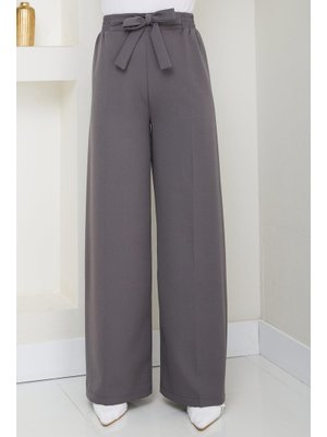 Füme Bağlamalı Pantolon Füme Bağlamalı Pantolon