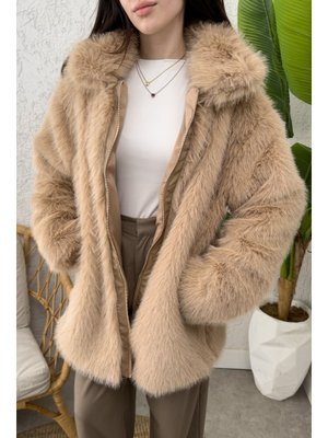 Vizon Premium Suni Kürk Mont