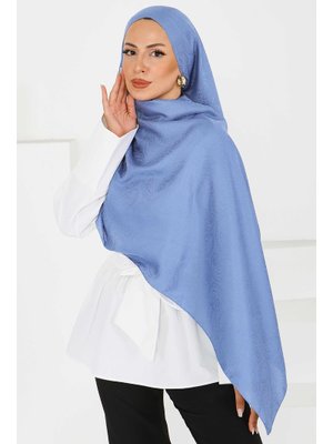 İndigo Indıgo Vintage Monagram Şal