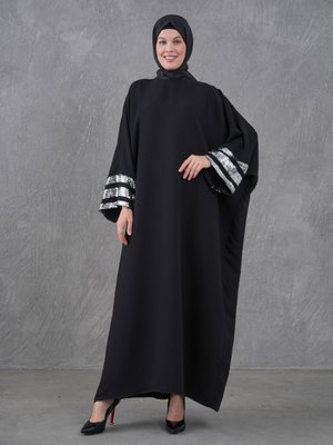 Ferace Siyah Gumus Rengi Ferace Siyah Gumus Rengi