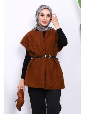 Kahverengi Bel Kemerli Orkide Yelek