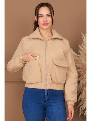 Taş Kapak Cepli Mont