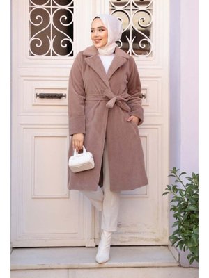 Kemerli Vizon Süet Kap 62451v