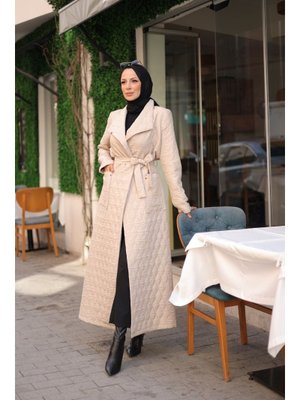 Rüyam Jakarlı Şal Yaka Kapitone Mont