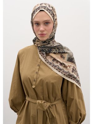 Bej Wıld And Pure Desen Şal Bej Wıld And Pure Desen Şal