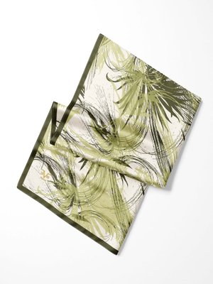 Haki Desenli Pavia Seri Şal Askısı İle Birlikte 90x200 Cm Haki Desenli Pavia Seri Şal Askısı İle Birlikte 90x200 Cm