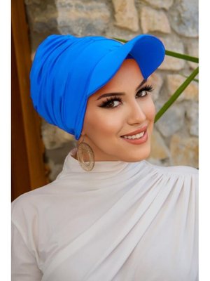 Deniz Şapkası / Mayo Üstüne Kullanılabilir Mavi Havuz
