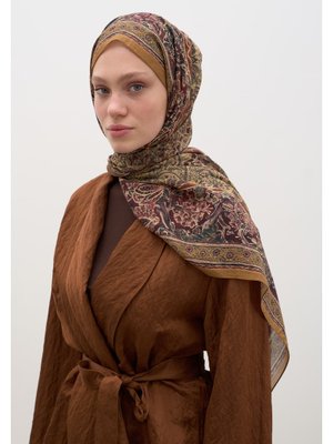 Kiremit Vanessa Desen Şal Kiremit Vanessa Desen Şal