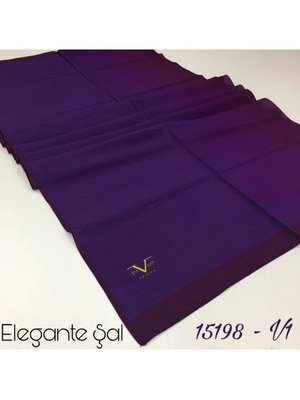 Mor Desenli Elegante Seri Viscon Şal Askısı İle Birlikte 75x200 Cm Mor Desenli Elegante Seri Viscon Şal Askısı İle Birlikte 75x200 Cm