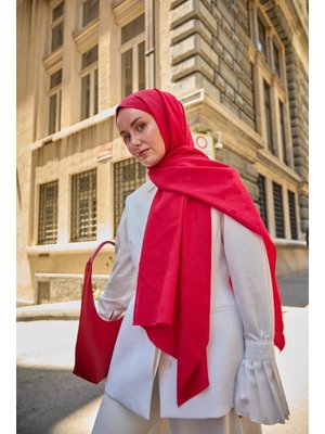 Monogram Pamuk İpek Şal