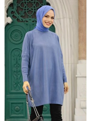 İndigo Mavisi Triko Panço 3399ım İndigo Mavisi Triko Panço 3399ım
