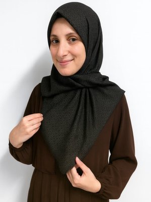 Desenli Denim Eşarp – 95x95 Cm, Kaymaz, Dört Mevsim Kullanıma Uygun Desenli Denim Eşarp – 95x95 Cm, Kaymaz, Dört Mevsim Kullanıma Uygun