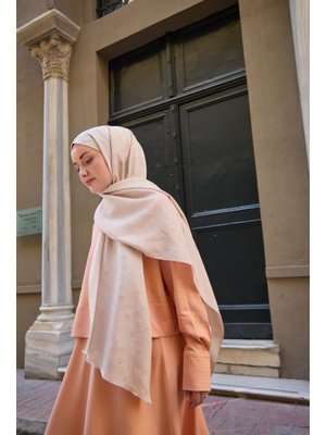 Monogram Pamuk İpek Şal