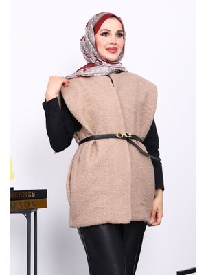 Vizon Buklet Astarlı Yelek