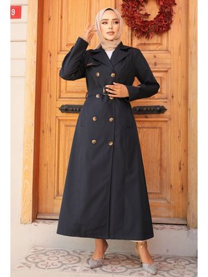 Kemerli Lacivert Trençkot 61500l