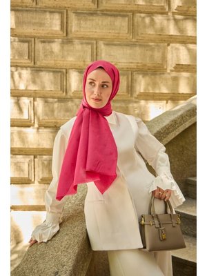 Monogram Pamuk İpek Şal