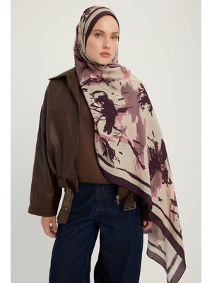 70x190 Cm Özgür Fırçalar Camel Vierra Desenli Viskon Şal 70x190 Cm Özgür Fırçalar Camel Vierra Desenli Viskon Şal