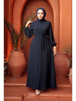 Kemerli Lacivert Ferace 26391l