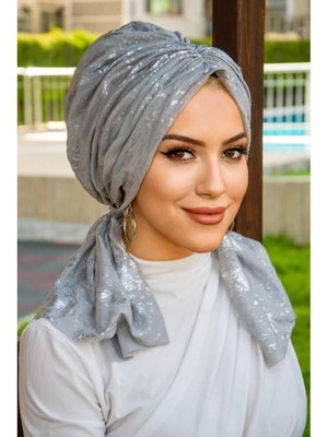 Gümüş Varaklı Tokalı Bone