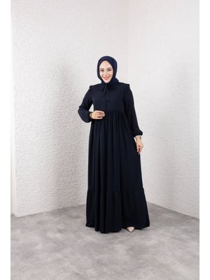 Omuzunu Fırfırlı Ferace