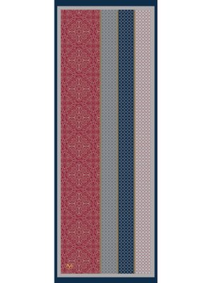 Bordo Desenli Verona Seri Şal Askısı İle Birlikte 72x200 Cm Lacivert Bordo Desenli Verona Seri Şal Askısı İle Birlikte 72x200 Cm Lacivert