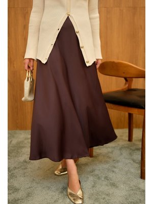 Kahverengi Saten Etek Kahverengi Saten Etek