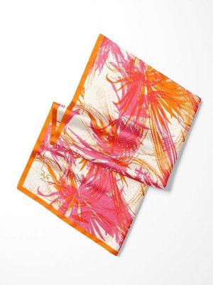 Turuncu Desenli Pavia Seri Şal Askısı İle Birlikte 90x200 Cm Turuncu Desenli Pavia Seri Şal Askısı İle Birlikte 90x200 Cm