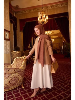 Monogram Pamuk İpek Şal