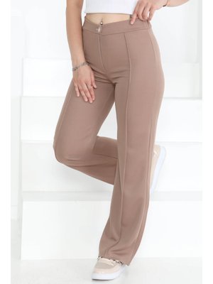 Vizon Vızon Şerit Detaylı Spor Pantolon Vizon Vızon Şerit Detaylı Spor Pantolon