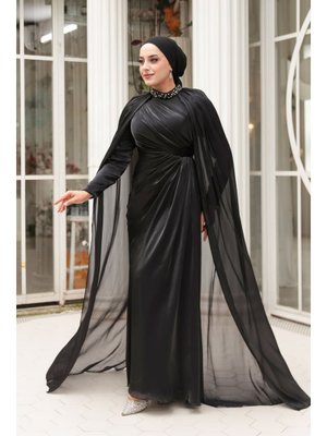 Pelerinli Siyah 54391s