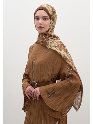 Kiremit Felıcıe Desen Şal Kiremit Felıcıe Desen Şal