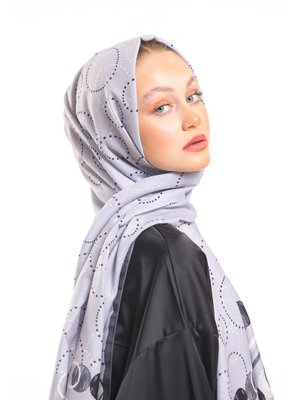 Gri Geometrik Desen Pavia Seri Şal Askısı İle Birlikte 90x200 Cm Gri Geometrik Desen Pavia Seri Şal Askısı İle Birlikte 90x200 Cm