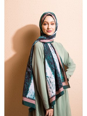 Yeşil Çizgili Desen Elegante Seri Viscon Şal Askısı İle Birlikte 75x200 Cm Zümrüt Yeşil Çizgili Desen Elegante Seri Viscon Şal Askısı İle Birlikte 75x200 Cm Zümrüt