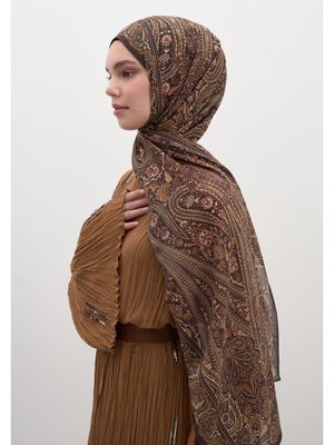 Haki Petra Desen Şal Haki Petra Desen Şal