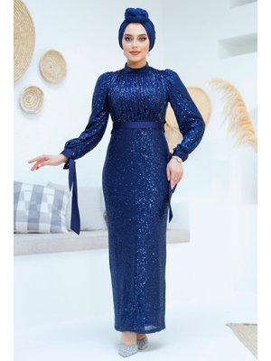 Pul Payetli Lacivert 4667l