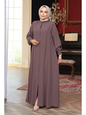 Fermuarlı Vizon Ferace 45287v