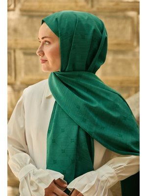 Monogram Pamuk İpek Şal