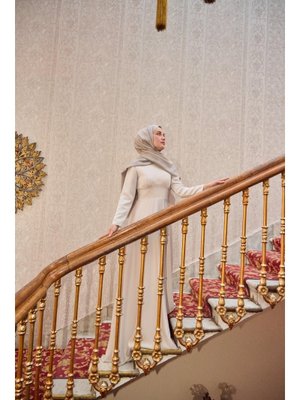 Monogram Pamuk İpek Şal