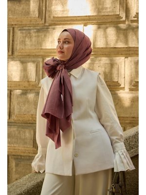 Monogram Pamuk İpek Şal