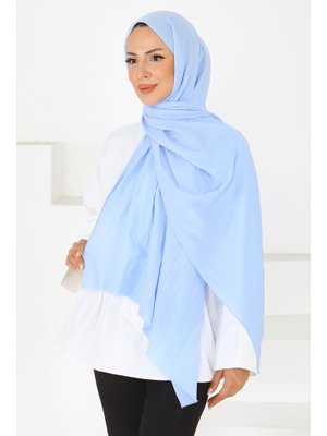 Bebe Mavi Pamuk Soft Şal