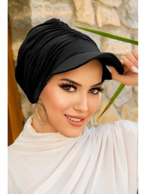 Deniz Şapkası / Mayo Üstüne Kullanılabilir Siyah Havuz